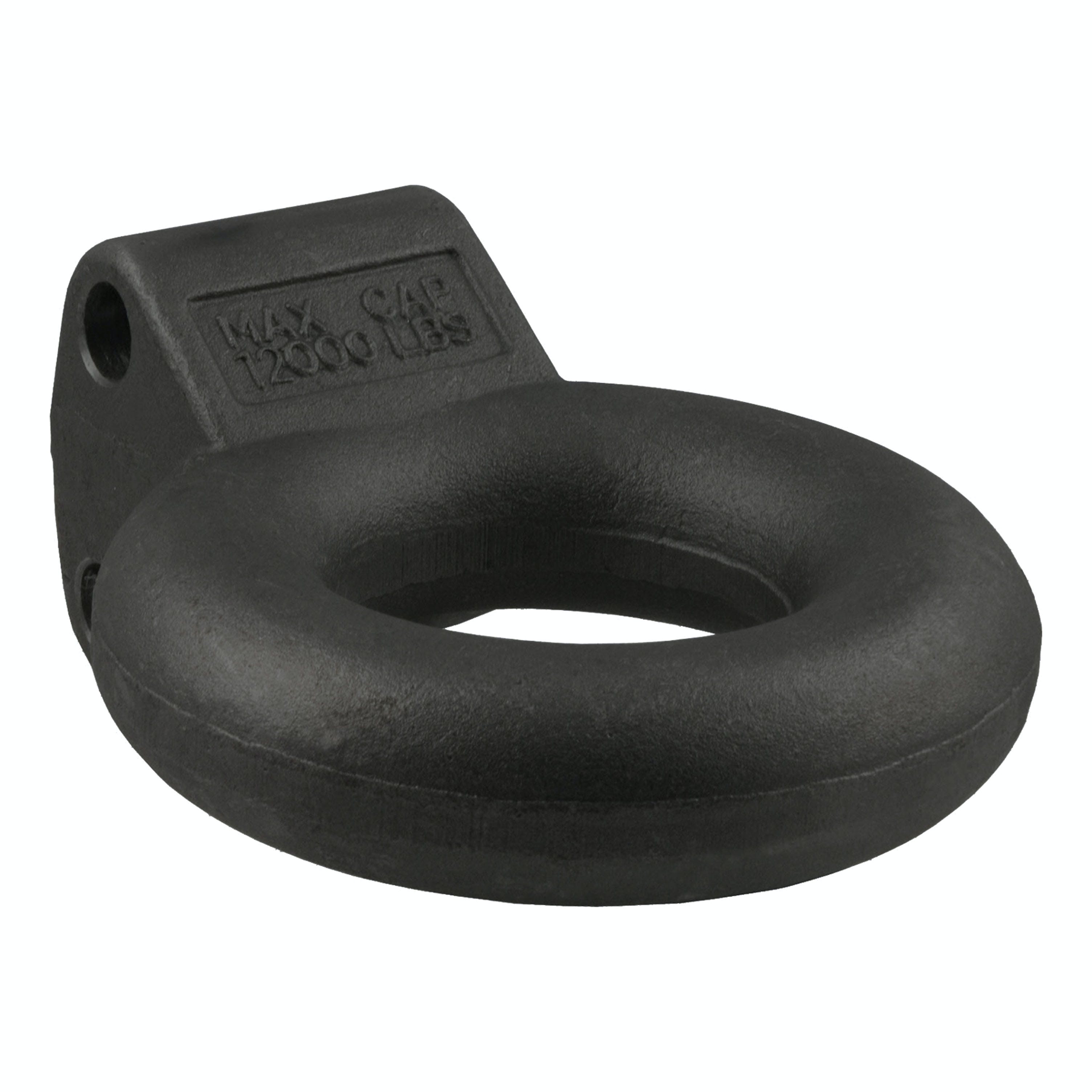 CURT 48601 Channel-Style Lunette Ring (12,000 lbs., 3 I.D., Black)