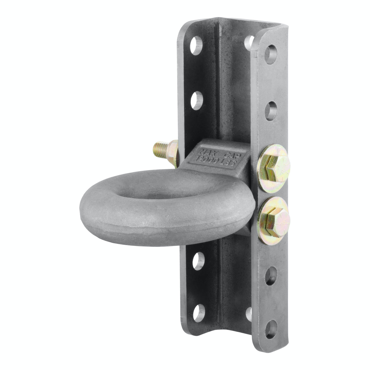 CURT 48640 Adjustable Lunette Ring (12,000 lbs., 3 Eye, 11-3/4 Channel Height)