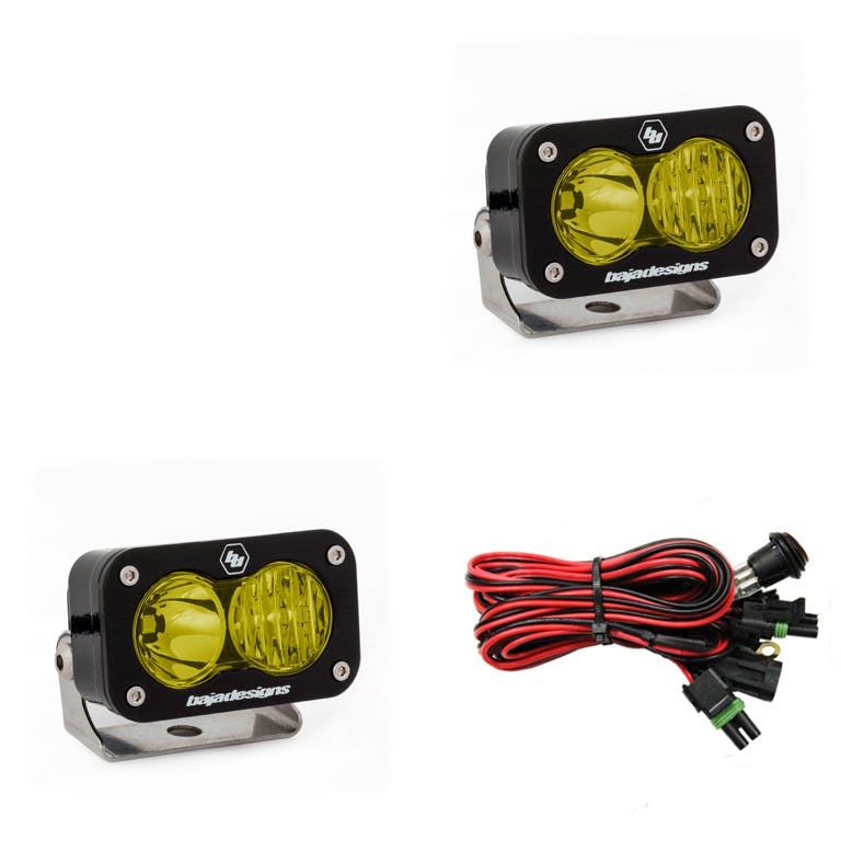 Baja Designs 487815 Wide Cornering LED Amber S2 Pro Pair