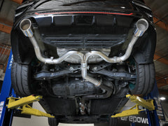 aFe POWER Axle-Back Exhaust Takeda 3 IN to 2-1/2 IN 304 Stainless Steel Axle- 49-37037-P