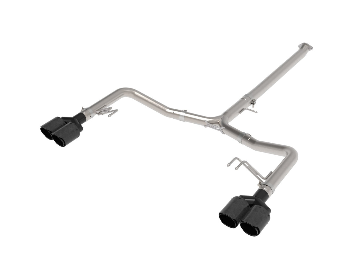 aFe POWER Axle-Back Exhaust Takeda 3 IN to 2-1/2 IN 304 Stainless Steel Axle- 49-37043-C