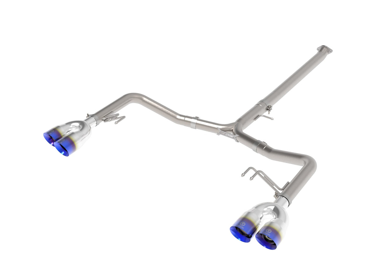 aFe POWER Axle-Back Exhaust Takeda 3 IN to 2-1/2 IN 304 Stainless Steel Axle- 49-37043-L