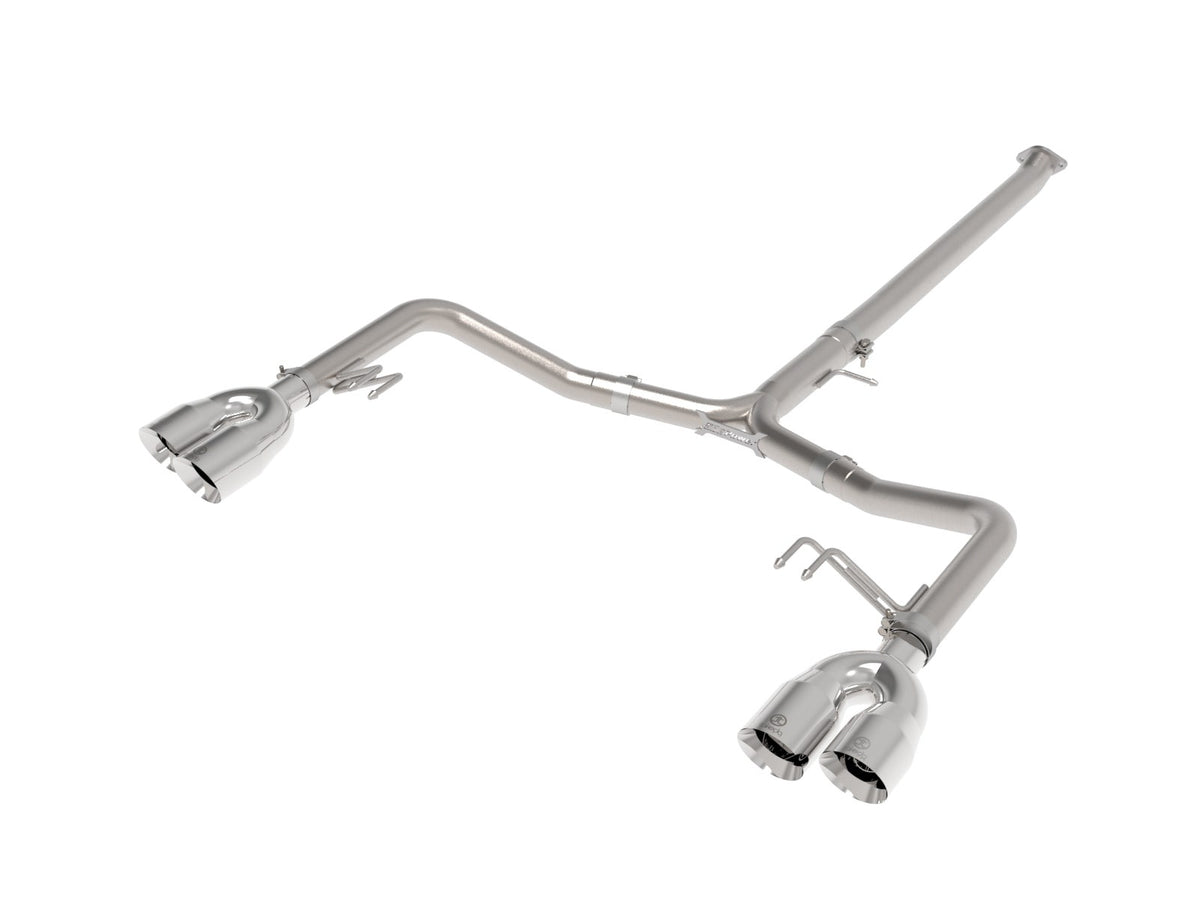 aFe POWER Axle-Back Exhaust Takeda 3 IN to 2-1/2 IN 304 Stainless Steel Axle- 49-37043-P