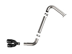 aFe POWER Axle-Back Exhaust Takeda 3 IN 304 Stainless Steel Axle-Back Exhaust 49-37045-B