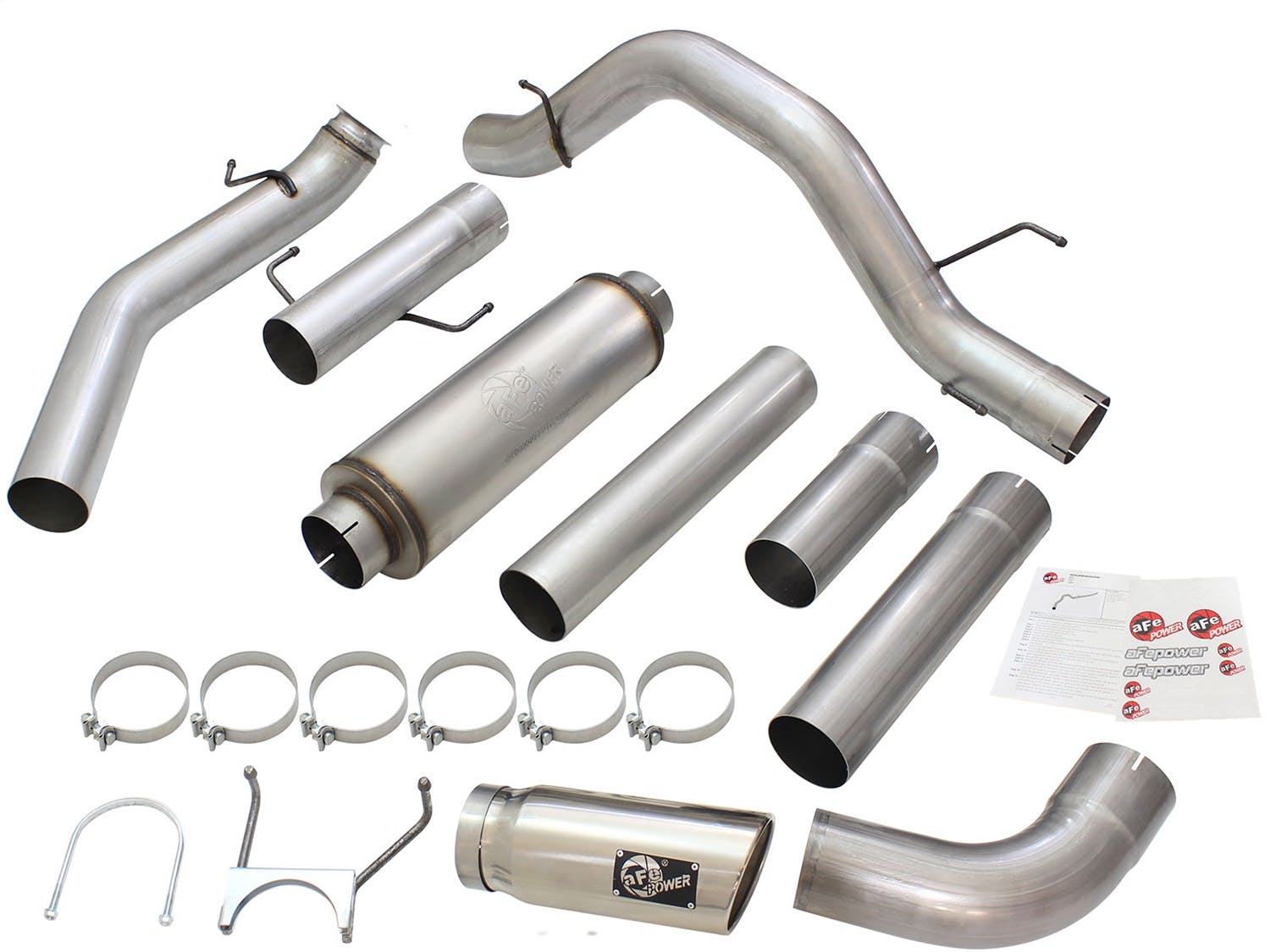 AFE 49-42047-1P LARGE Bore HD Turbo-Back Exhaust System