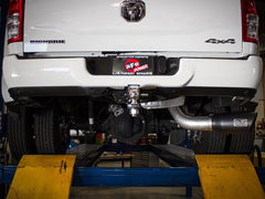AFE 49-42075-P Large Bore-HD 5 IN 409 Stainless Steel DPF-Back Exhaust System w/Polished Tip