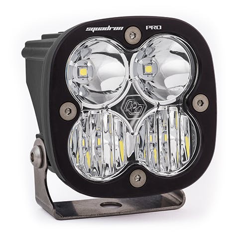 Baja Designs 490003 LED Light Pod Black Clear Lens Driving/Combo Pattern Squadron Pro