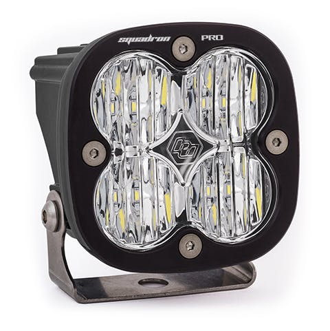 Baja Designs 490005 LED Light Pod Black Clear Lens Wide Cornering Pattern Squadron Pro