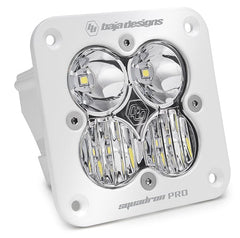 Baja Designs 491003WT Flush Mount LED Light Pod White Clear Lens Driving/Combo Pattern Squadron Pro