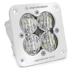 Baja Designs 491005WT Flush Mount LED Light Pod White Clear Lens Wide Cornering Pattern Squadron Pro