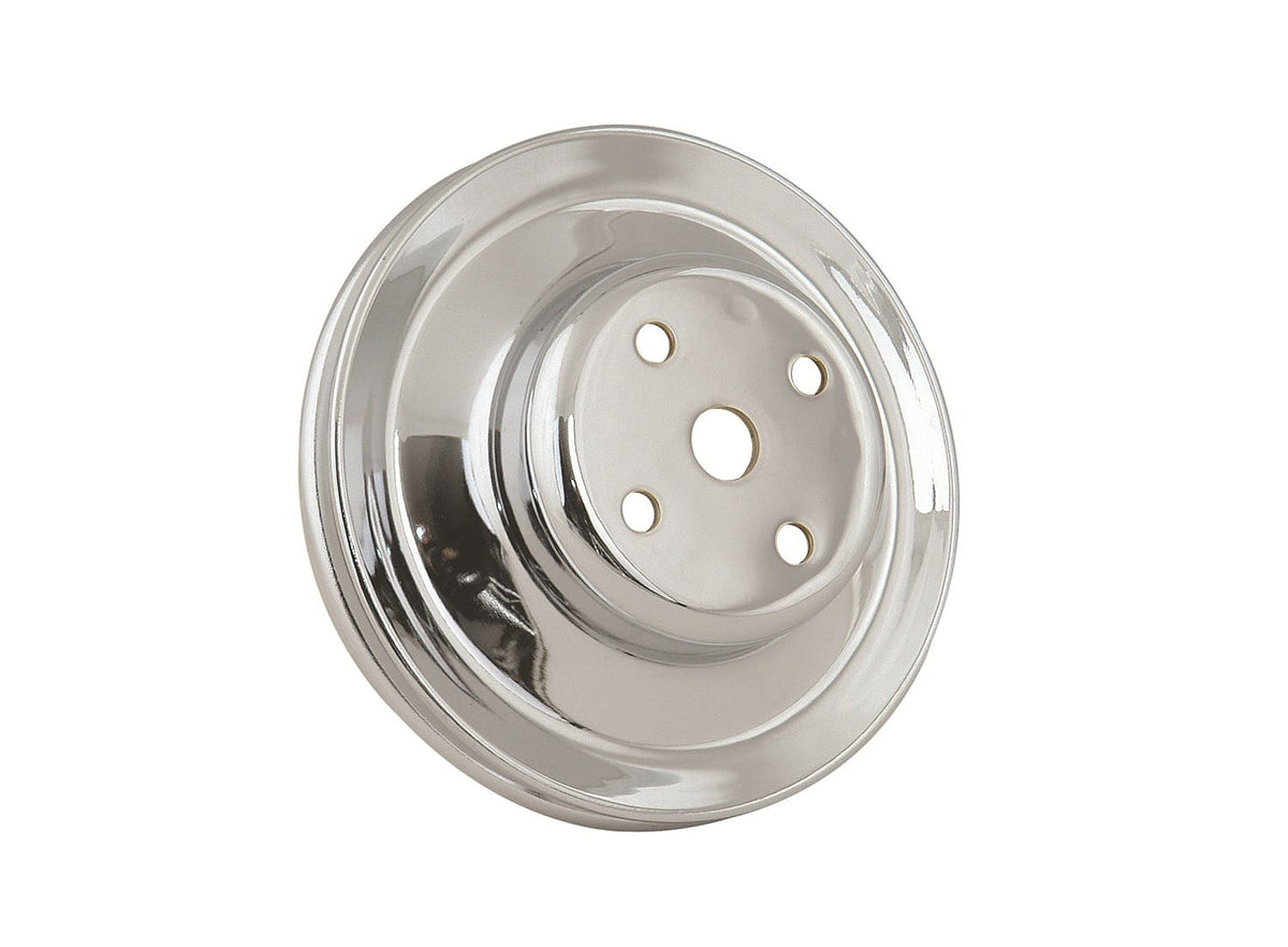 Mr. Gasket 4967 CHRM W/P PULLEY-DBL GRV
