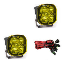 Baja Designs 497816 LED Light Pods Amber Lens Work/Scene Pattern Pair Squadron Pro Series
