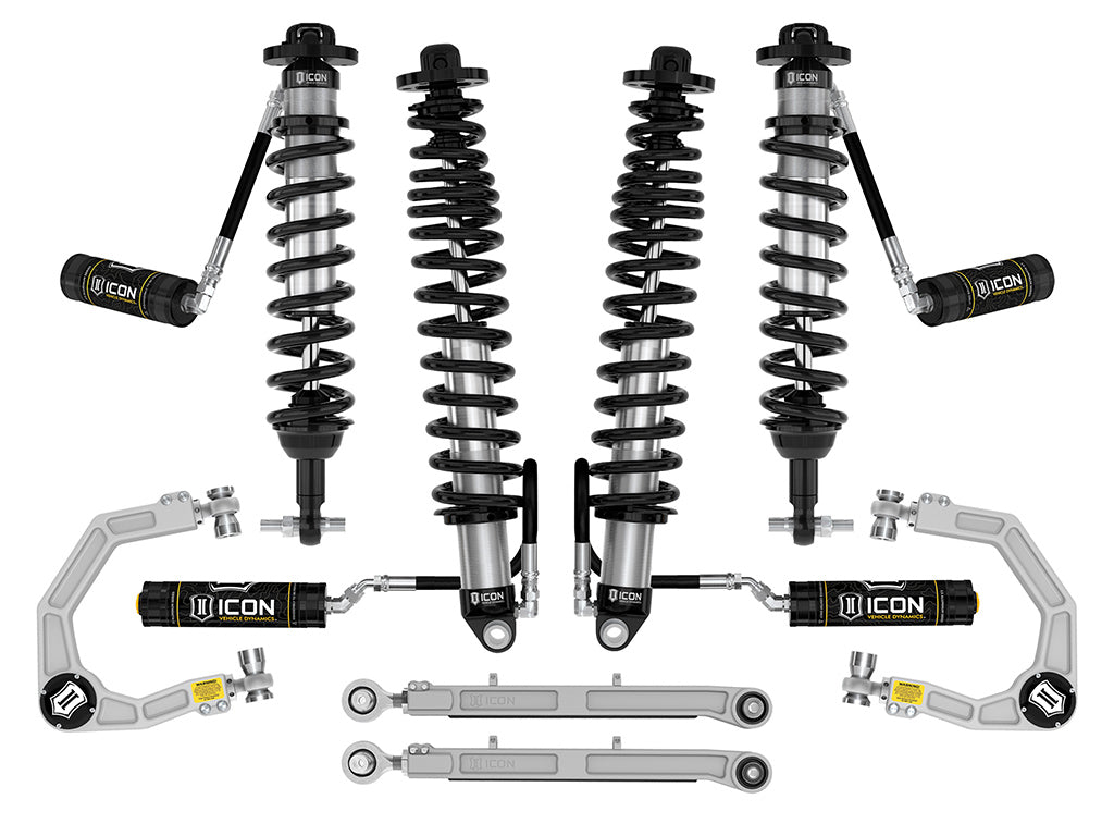 ICON Vehicle Dynamics K40005X Non-Sasq 3-4 inch Lift Stage 5 Suspension System Billet Heavy Rate
