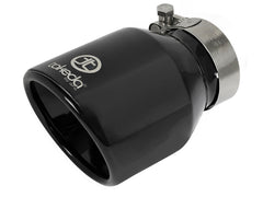 AFE 49T25404-B061 Takeda 304 Stainless Steel Clamp-on Exhaust Tip Black