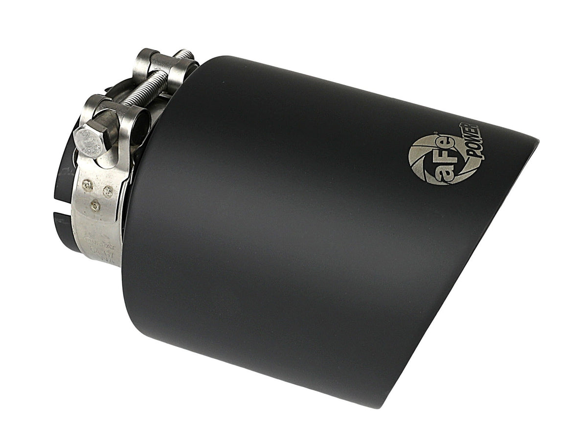 AFE 49T25454-B072 MACH Force-Xp 304 Stainless Steel Clamp-on Exhaust Tip Black Velvet