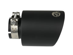 AFE 49T25454-B072 MACH Force-Xp 304 Stainless Steel Clamp-on Exhaust Tip Black Velvet