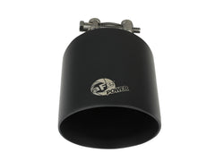 AFE 49T25454-B072 MACH Force-Xp 304 Stainless Steel Clamp-on Exhaust Tip Black Velvet