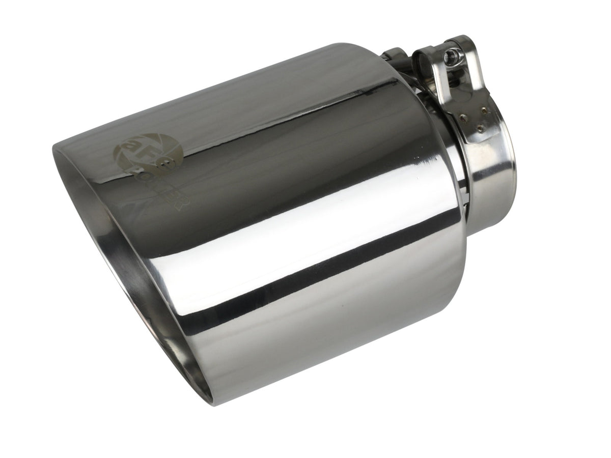 AFE 49T25454-P071 MACH Force-Xp 304 Stainless Steel Clamp-on Exhaust Tip Polished