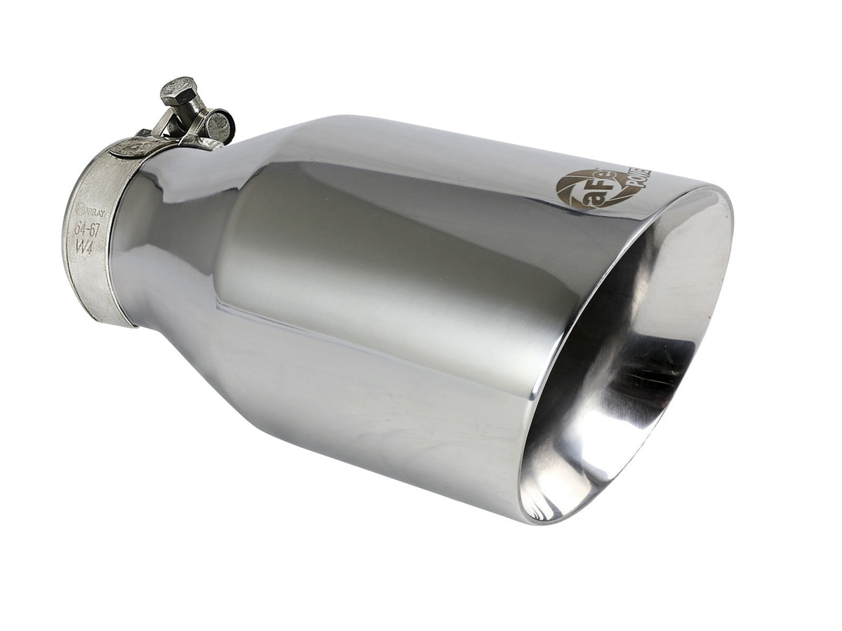 AFE 49T25454-P091 MACH Force-Xp 304 Stainless Steel Clamp-on Exhaust Tip Polished
