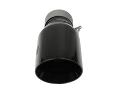 AFE 49T30454-B093 MACH Force-Xp 304 Stainless Steel Clamp-on Exhaust Tip Black