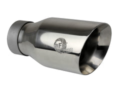 AFE 49T30454-P093 MACH Force-Xp 304 Stainless Steel Clamp-on Exhaust Tip Polished