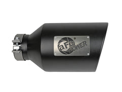 AFE 49T40801-B15 MACH Force-Xp 409 Stainless Steel Clamp-on Exhaust Tip Black