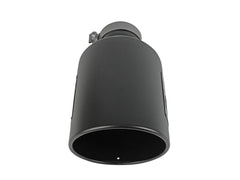 AFE 49T40801-B15 MACH Force-Xp 409 Stainless Steel Clamp-on Exhaust Tip Black