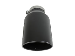 AFE 49T50801-B15 MACH Force-Xp 409 Stainless Steel Clamp-on Exhaust Tip Black