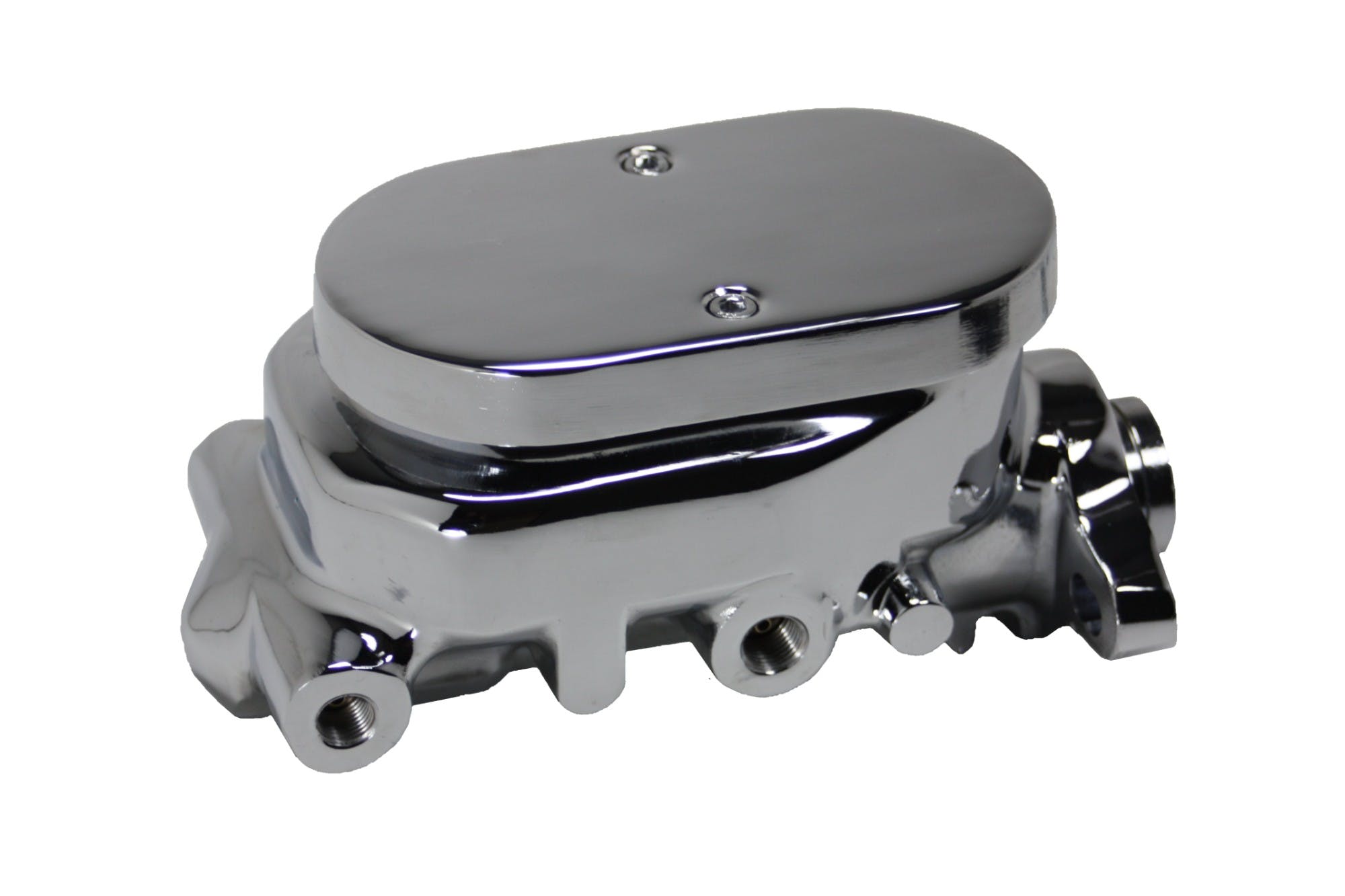 LEED Brakes 4N6B2 8 in Dual Power Booster ,1-1/8in Bore, side valve disc/drum (Chrome)