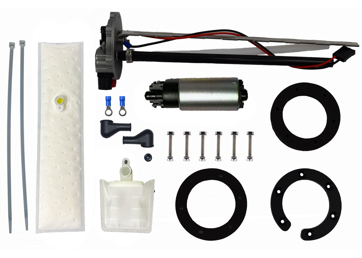 FiTech 50014 Go Fuel In Tank Module/ Universal Fit/ 255 LPH Pump/ Fits Most EFI Ready Tanks/ AN-6 Ports