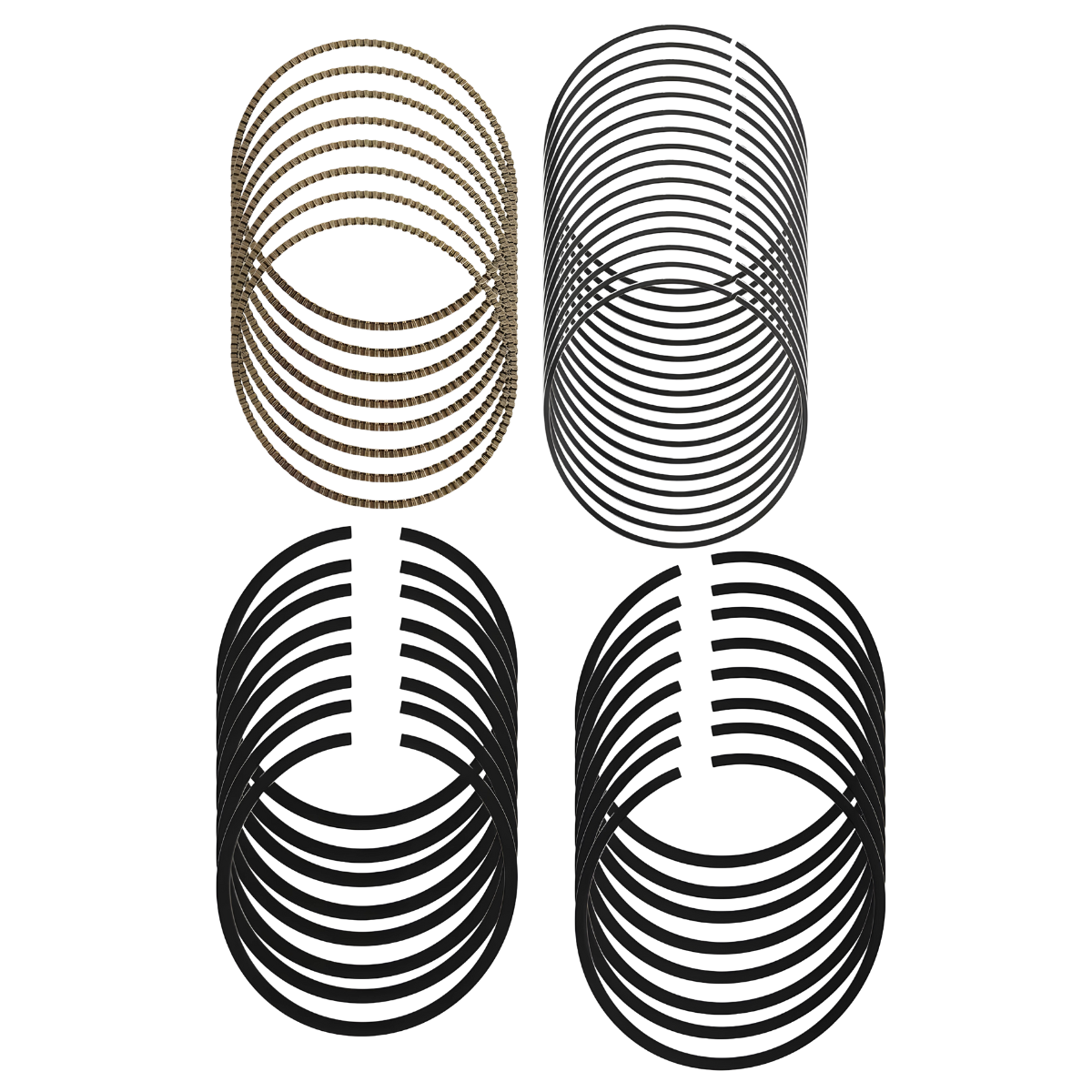 MAHLE CP PISTON RINGS 50134CP.030