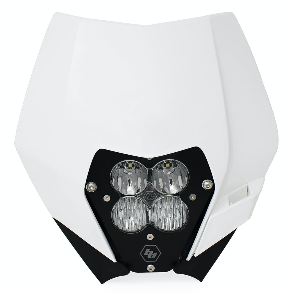 Baja Designs 507061 KTM Headlight Kit DC w/Headlight Shell White XL Pro Series