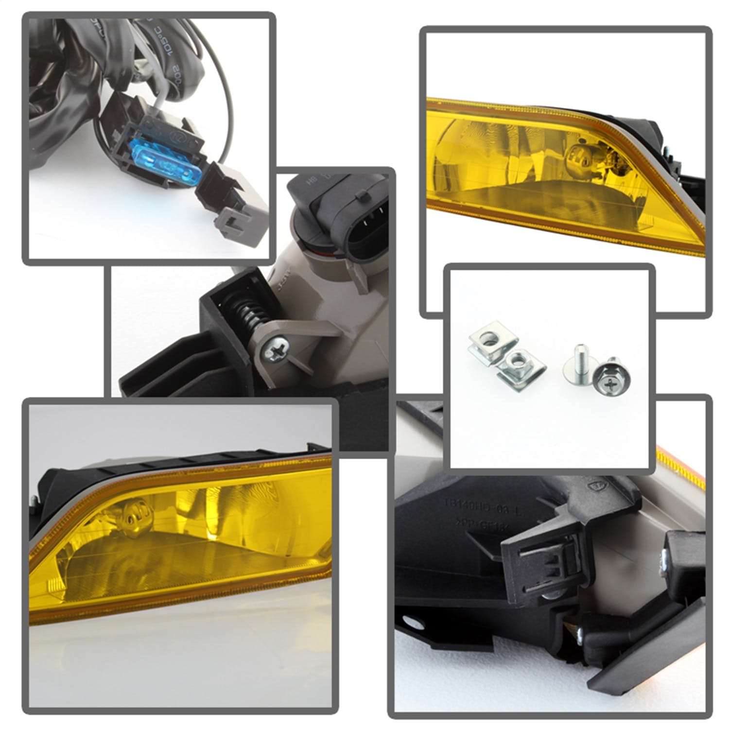 Spyder Auto 5077943 ( SPYDER ) HONDA ODYSSEY EX/EXL/LX 2011-2014 OE STYLE FOG LIGHTS W/SWITCH-YELLOW