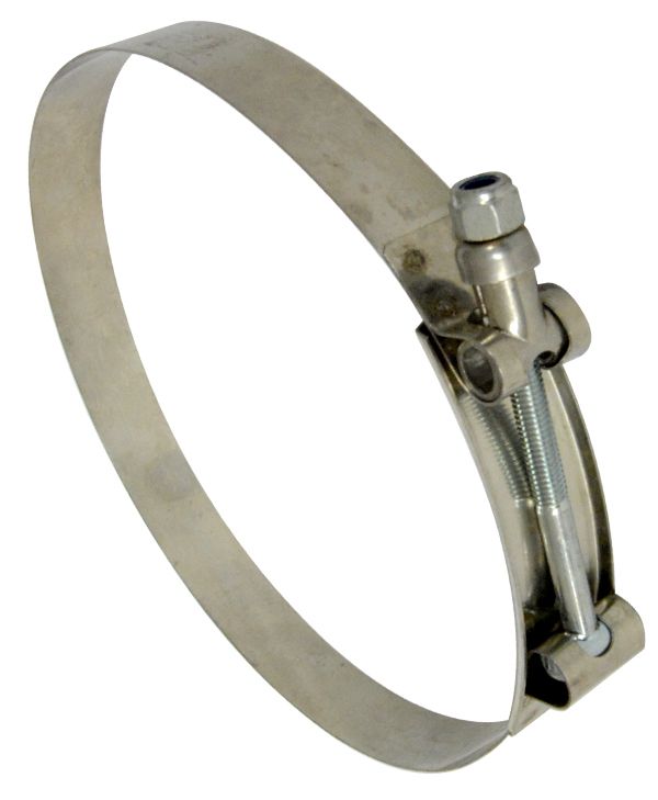 PPE Diesel 6.00 Inch T-Bolt Clamp Range 155-147MM Stainless Steel 6.0 Inch ID Use On 5.50 Inch ID Hose  515600550