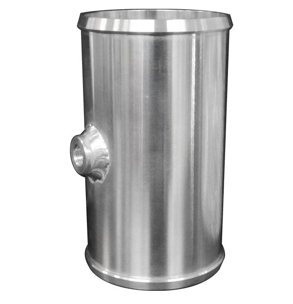 PPE Diesel Billet Aluminum Coupler 1/8 Inch Npt 2.75 Inch OD X 5.0 Inch Long  515900275