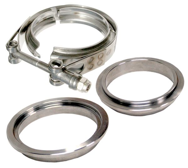 PPE Diesel 2.5 Inch V Band Clamp Stainless Steel 3 Piece Set 1C 1M 1F  517325003