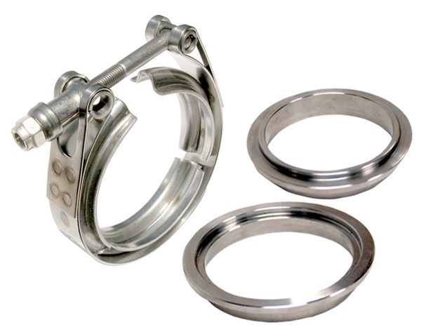 PPE Diesel 3.5 Inch V Band Clamp Stainless Steel 3 Piece Set 1C 1M 1F  517335003