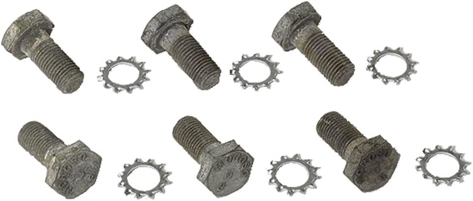 Moroso 38755 Flywheel/Flex Plate Bolts (Chevy V8/90? V6, Steel, 7/16 -20 x 1, 6pk)