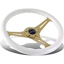 NRG Innovations Steering Wheels Wood Grain ST-015CG-WT