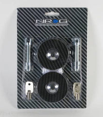 NRG Innovations Carbon Fiber Overlay Hood Pins CHL-100