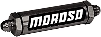 Moroso 23850 Inline Screened Oil Filter (-10AN Fittings)