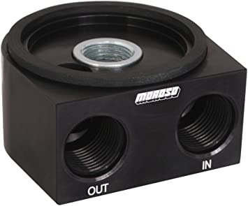 Moroso 23693 Universal Oil Cooler and Filter Adapter (3/4 -16)