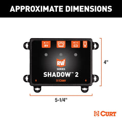 CURT RVibrake Shadow 2 Installed Flat Tow Brake System 52201