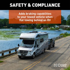 CURT RVibrake Shadow 2 Installed Flat Tow Brake System 52201