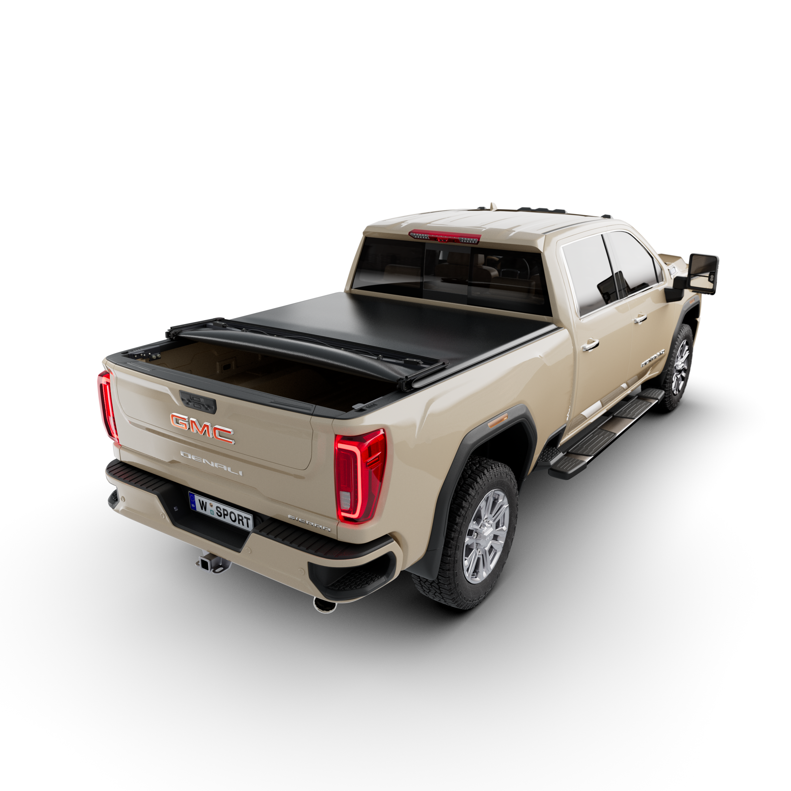 Worksport SC4 PRO Soft-Folding Tonneau Cover 29-1246 Chevrolet GMC Bed Length: 78.7 78.8 78.9Inch Tonneau Cover