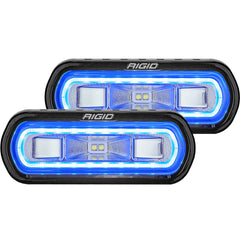 RIGID Industries 53121 SR-L Series Off-Road Spreader Pod 3 Wire Surface Mount With Blue Halo | Pair