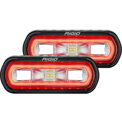 RIGID Industries 53122 SR-L Series Off-Road Spreader Pod 3 Wire Surface Mount With Red Halo | Pair