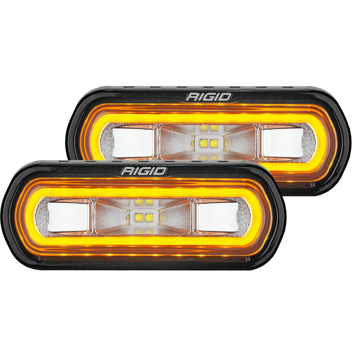 RIGID Industries 53123 SR-L Series Off-Road Spreader Pod 3 Wire Surface Mount With Amb Halo | Pair