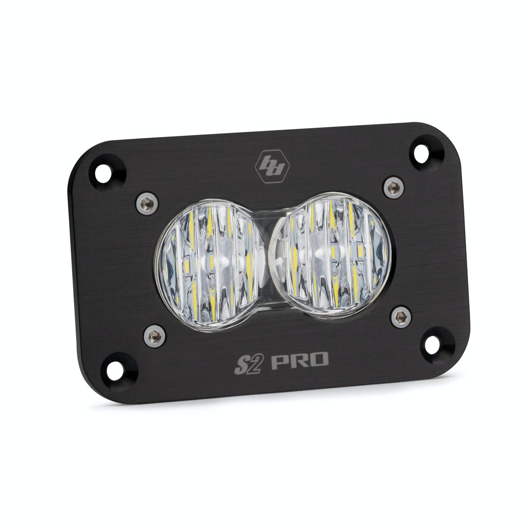 Baja Designs 541005 LED Work Light Clear Lens Wide Cornering Pattern Flush Mount Each S2 Sport