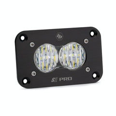 Baja Designs 541005 LED Work Light Clear Lens Wide Cornering Pattern Flush Mount Each S2 Sport